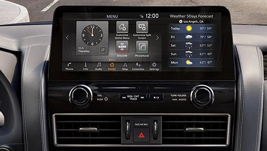 2023 Nissan Armada touchscreen | Taylor's Auto Max Nissan in Great Falls MT
