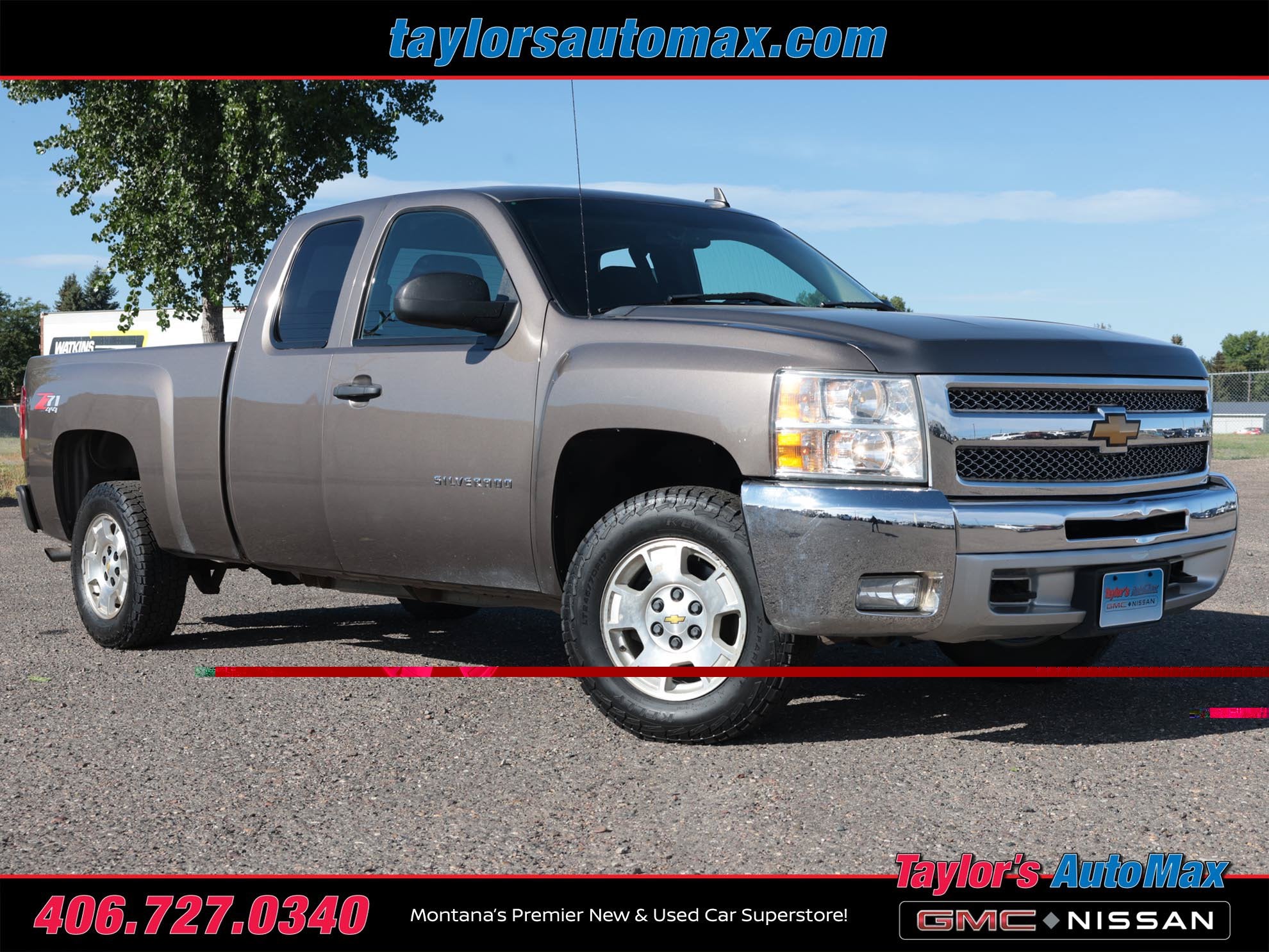 Used 2013 Chevrolet Silverado 1500 LT with VIN 1GCRKSE72DZ296742 for sale in Great Falls, MT